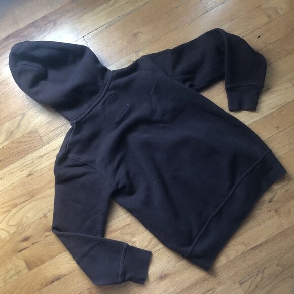 Buffalo david Bitton Size 8 Brown Button Up Hoodie - Picture 6 of 7